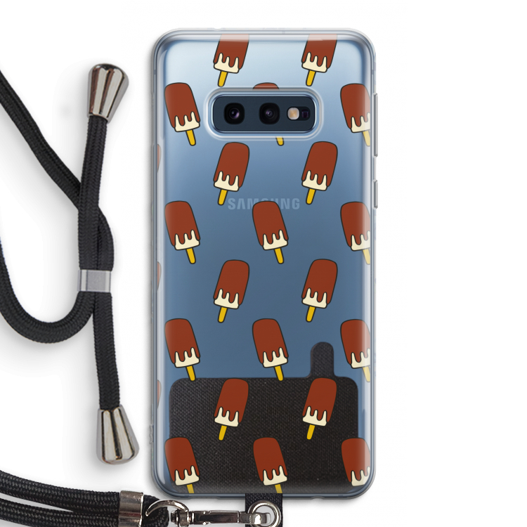 Yummy: Samsung Galaxy S10e Transparant Hoesje met koord