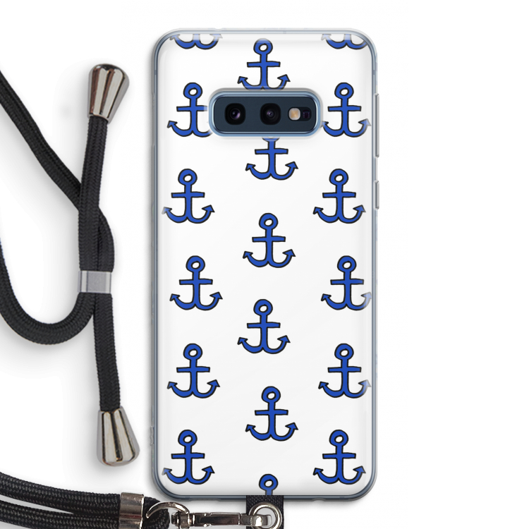 Ankers: Samsung Galaxy S10e Transparant Hoesje met koord