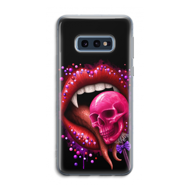 Dodelijk zoet: Samsung Galaxy S10e Transparant Hoesje