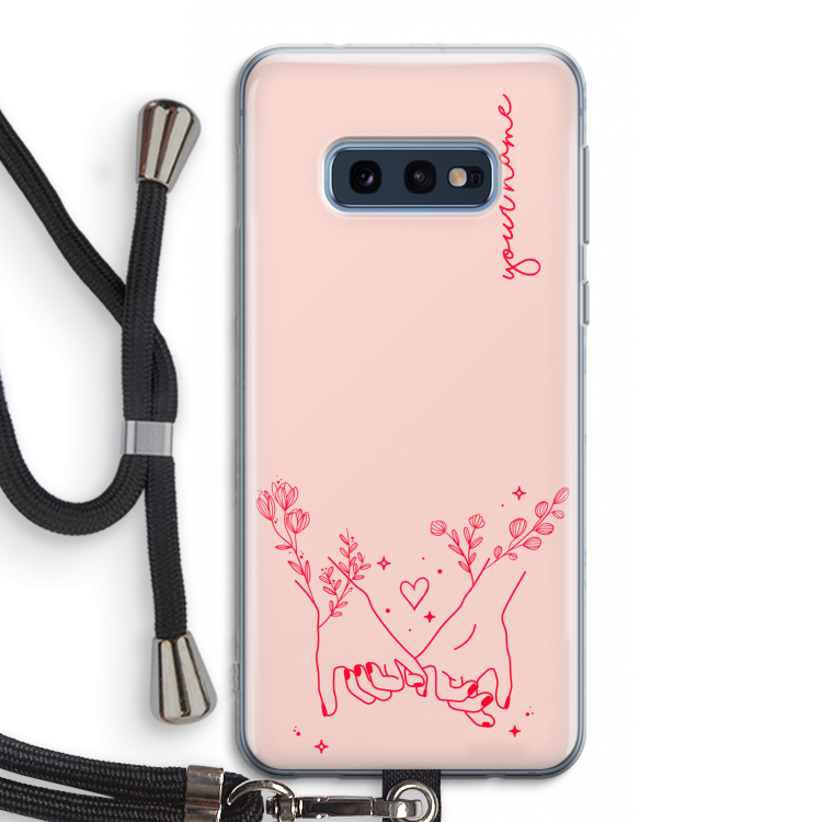Best Friends: Samsung Galaxy S10e Transparant Hoesje met koord