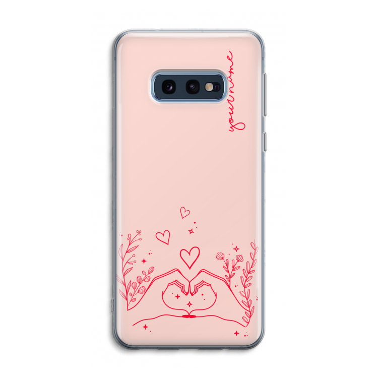 Love is in the air: Samsung Galaxy S10e Transparant Hoesje