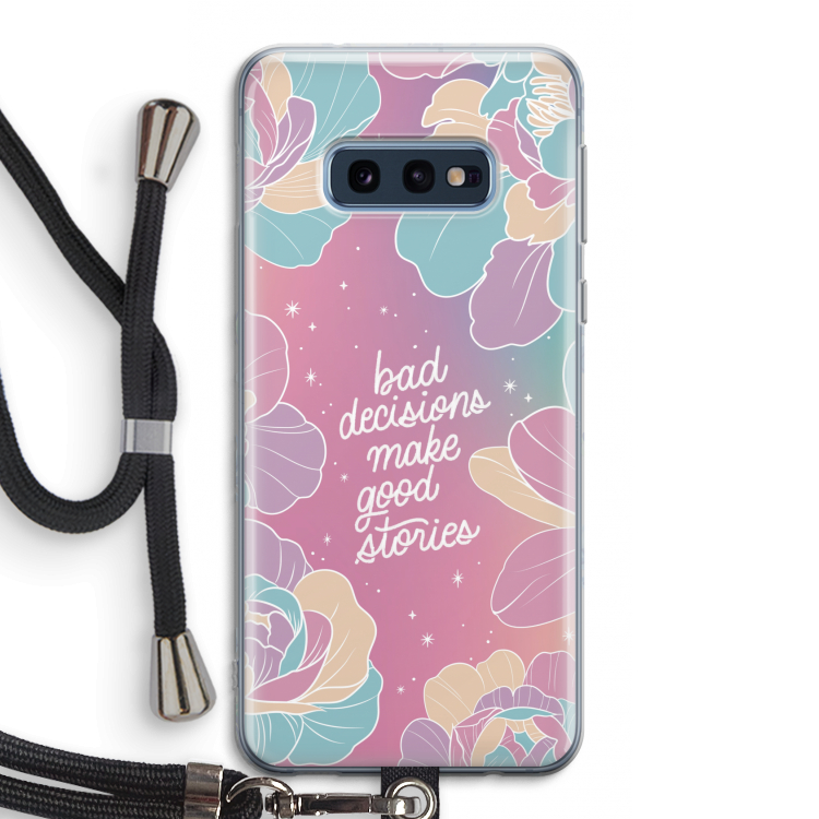 Good stories: Samsung Galaxy S10e Transparant Hoesje met koord