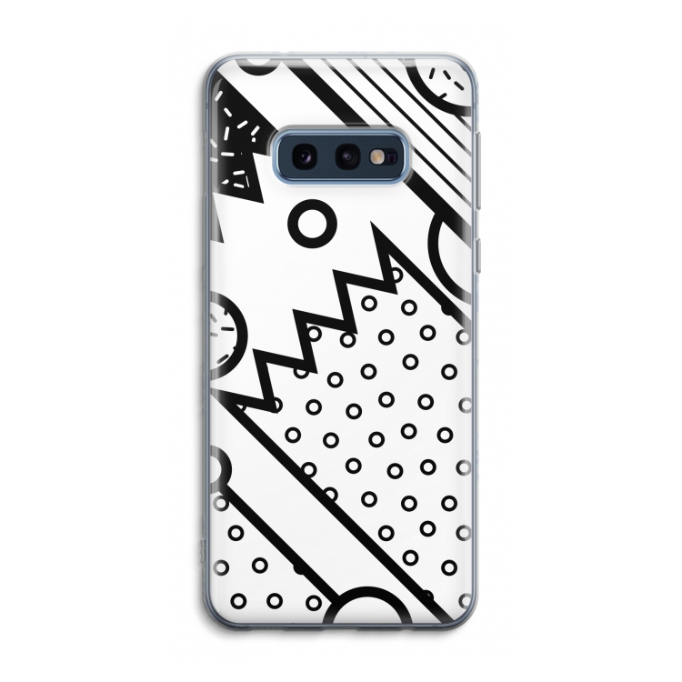 Pop Art #4: Samsung Galaxy S10e Transparant Hoesje