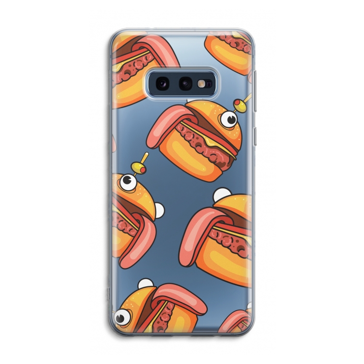 Hamburger: Samsung Galaxy S10e Transparant Hoesje