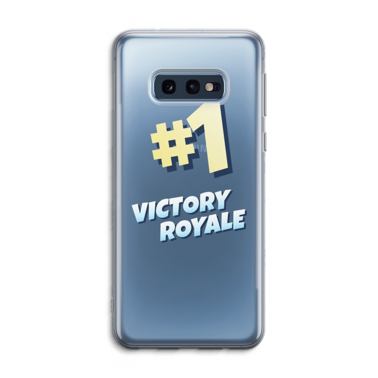 Victory Royale: Samsung Galaxy S10e Transparant Hoesje