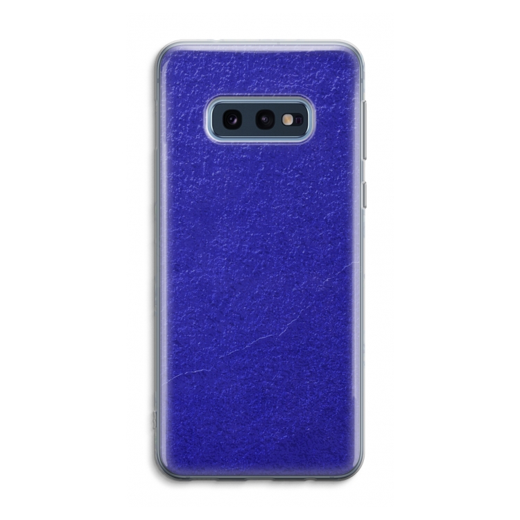 Majorelle Blue: Samsung Galaxy S10e Transparant Hoesje