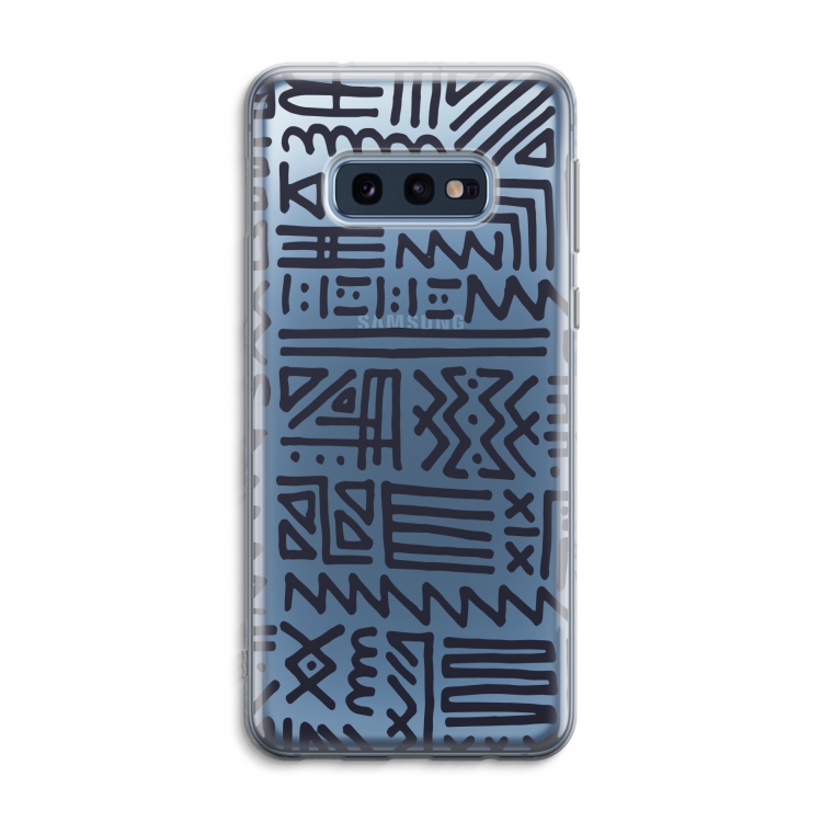 Marrakech print: Samsung Galaxy S10e Transparant Hoesje