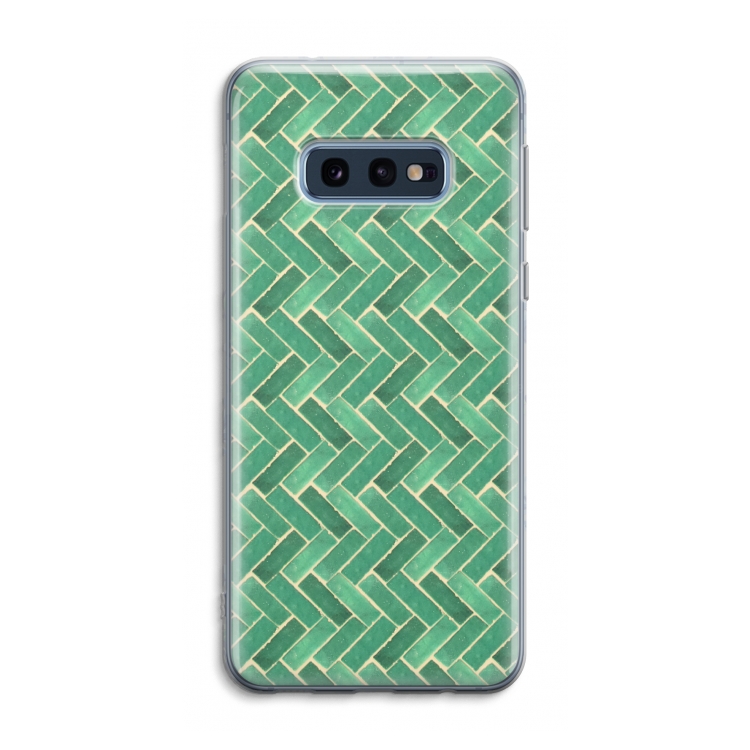 Moroccan tiles 2: Samsung Galaxy S10e Transparant Hoesje