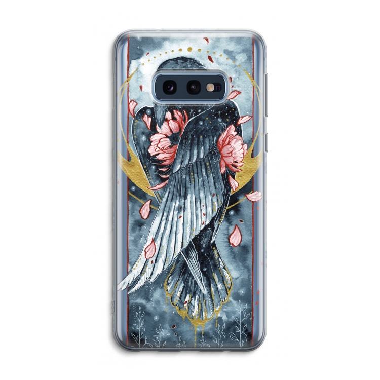Golden Raven: Samsung Galaxy S10e Transparant Hoesje