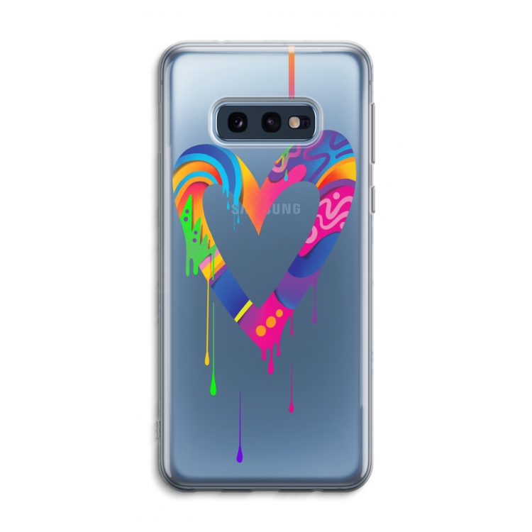 Melts My Heart: Samsung Galaxy S10e Transparant Hoesje