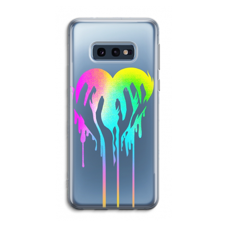 Hold My Heart: Samsung Galaxy S10e Transparant Hoesje