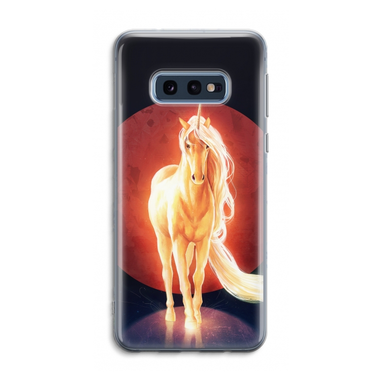 Last Unicorn: Samsung Galaxy S10e Transparant Hoesje