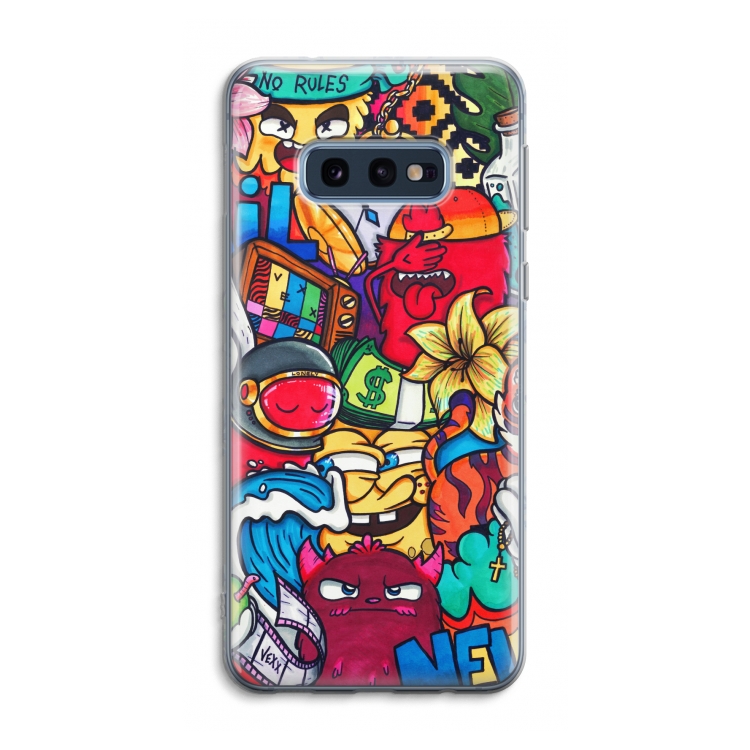 No Rules: Samsung Galaxy S10e Transparant Hoesje
