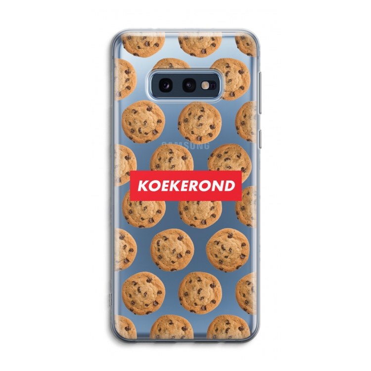 Koekerond: Samsung Galaxy S10e Transparant Hoesje