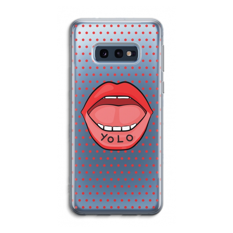 Yolo Denise: Samsung Galaxy S10e Transparant Hoesje