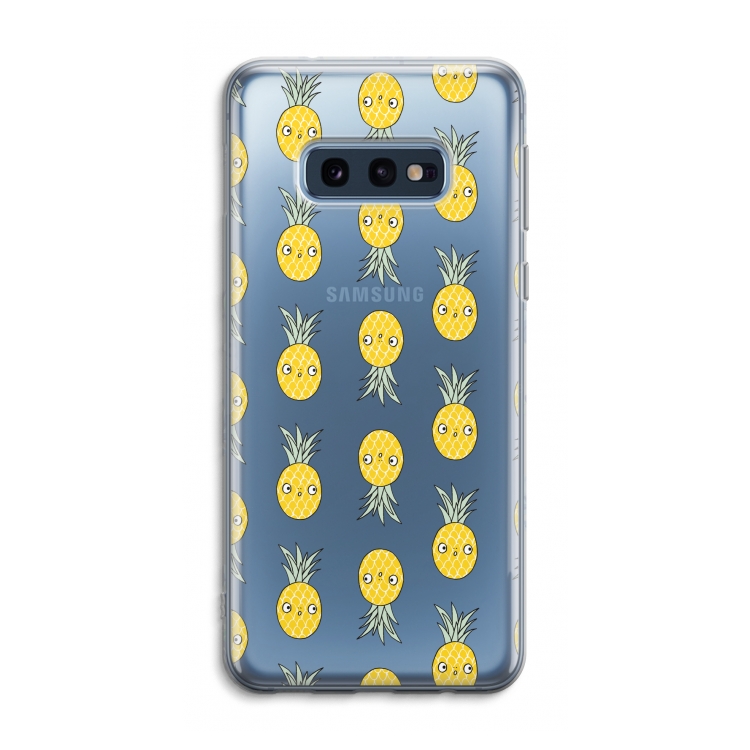Ananas: Samsung Galaxy S10e Transparant Hoesje