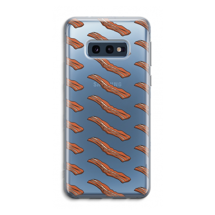 Bacon to my eggs #2: Samsung Galaxy S10e Transparant Hoesje