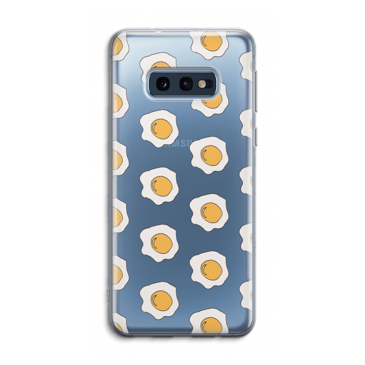 Bacon to my eggs #1: Samsung Galaxy S10e Transparant Hoesje