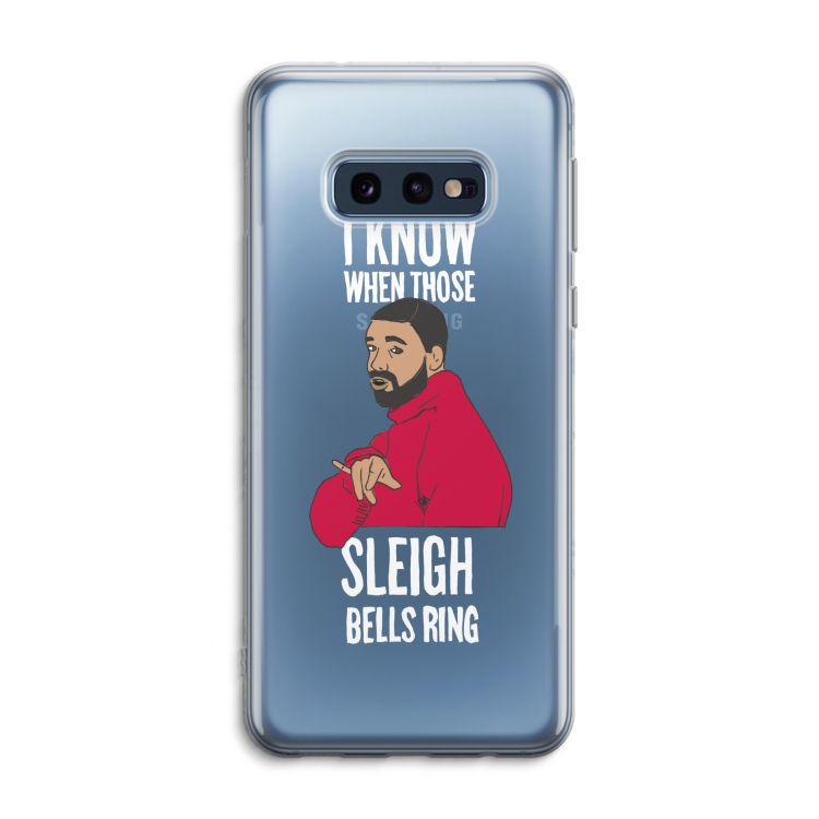 Sleigh Bells Ring: Samsung Galaxy S10e Transparant Hoesje