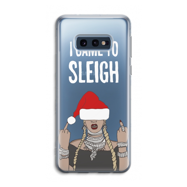 Came To Sleigh: Samsung Galaxy S10e Transparant Hoesje