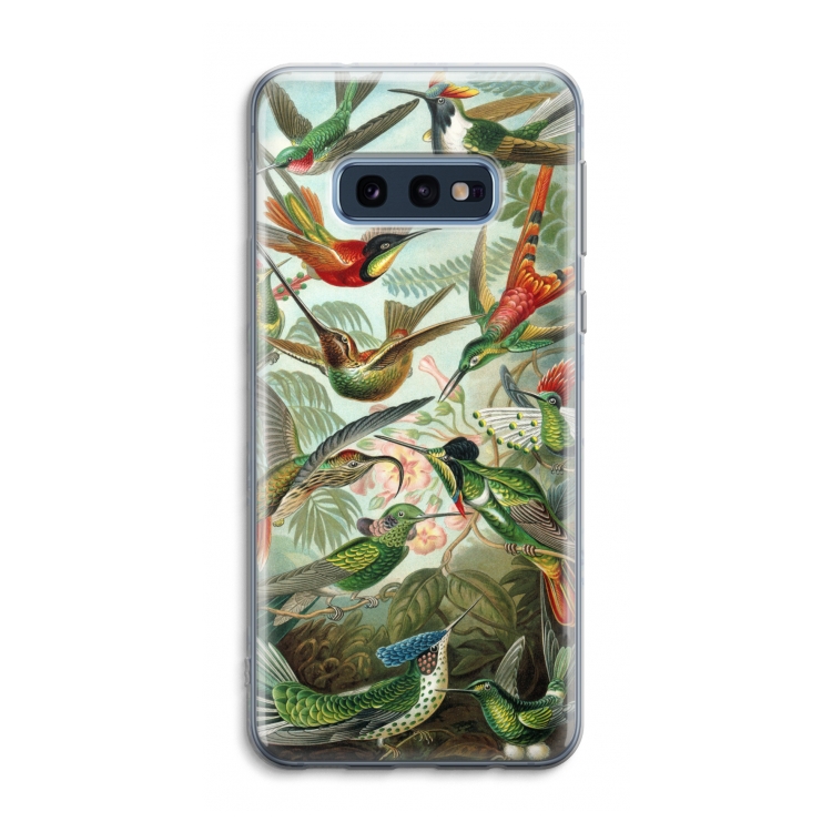 Haeckel Trochilidae: Samsung Galaxy S10e Transparant Hoesje