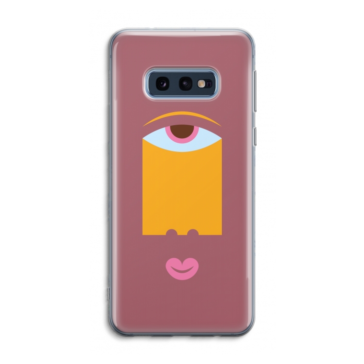 Mono V: Samsung Galaxy S10e Transparant Hoesje