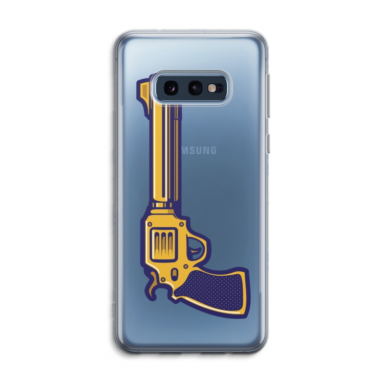 Pew Pew Pew: Samsung Galaxy S10e Transparant Hoesje