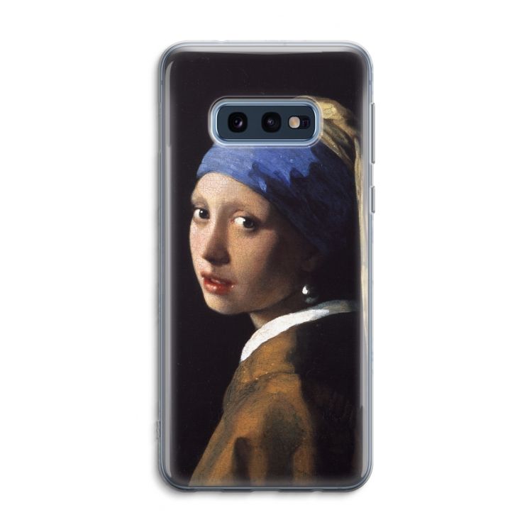 The Pearl Earring: Samsung Galaxy S10e Transparant Hoesje