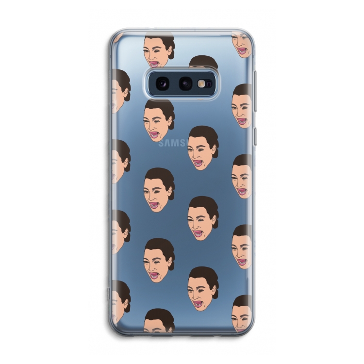 Ugly Cry Call: Samsung Galaxy S10e Transparant Hoesje