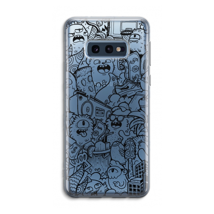Vexx Black City : Samsung Galaxy S10e Transparant Hoesje