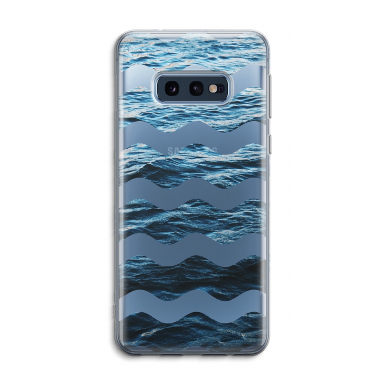 Oceaan: Samsung Galaxy S10e Transparant Hoesje