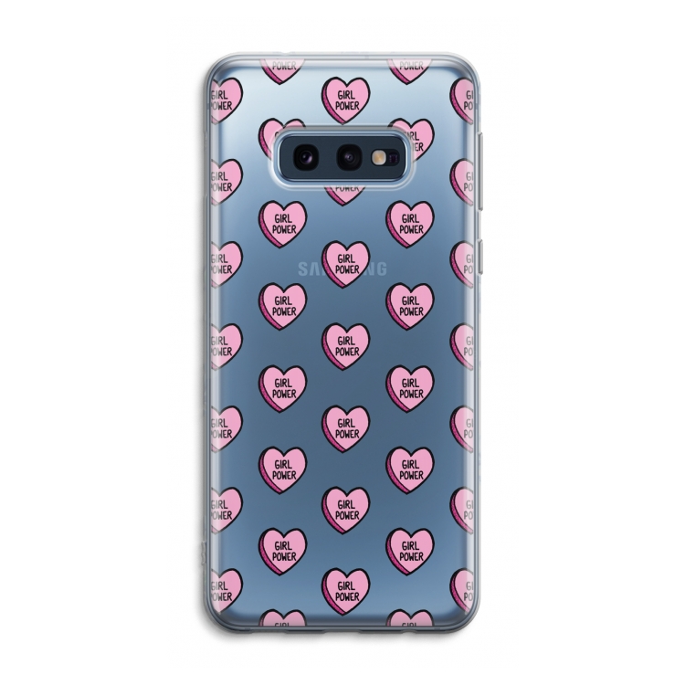 GIRL POWER: Samsung Galaxy S10e Transparant Hoesje