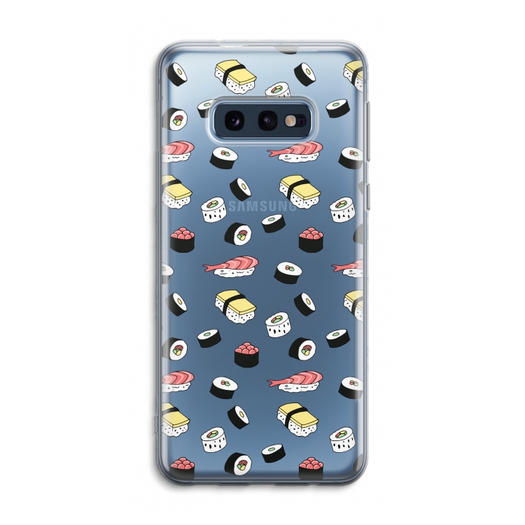 Sushi time: Samsung Galaxy S10e Transparant Hoesje