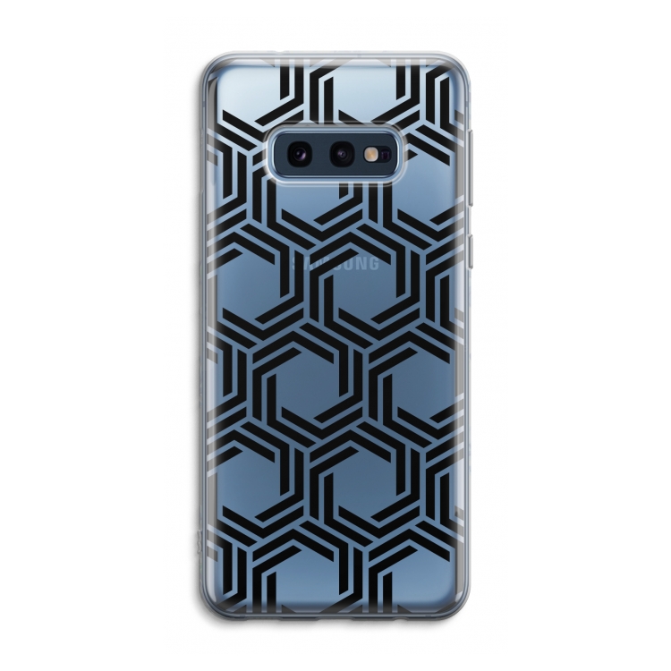 Geometrisch patroon: Samsung Galaxy S10e Transparant Hoesje