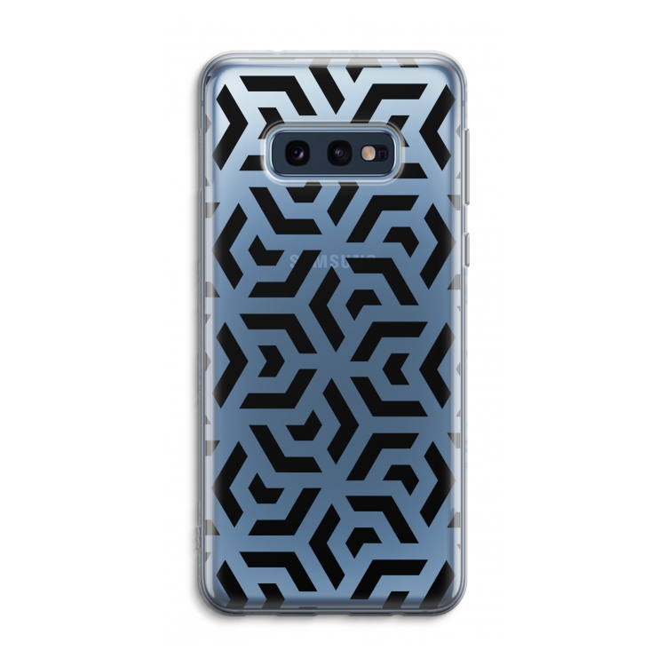 Crazy pattern: Samsung Galaxy S10e Transparant Hoesje