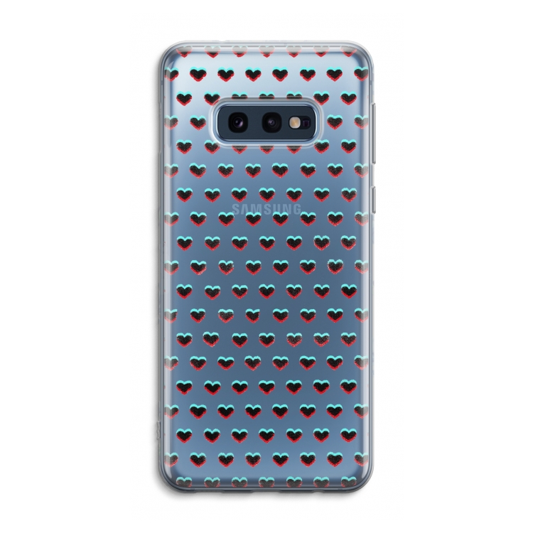 Hartjes: Samsung Galaxy S10e Transparant Hoesje