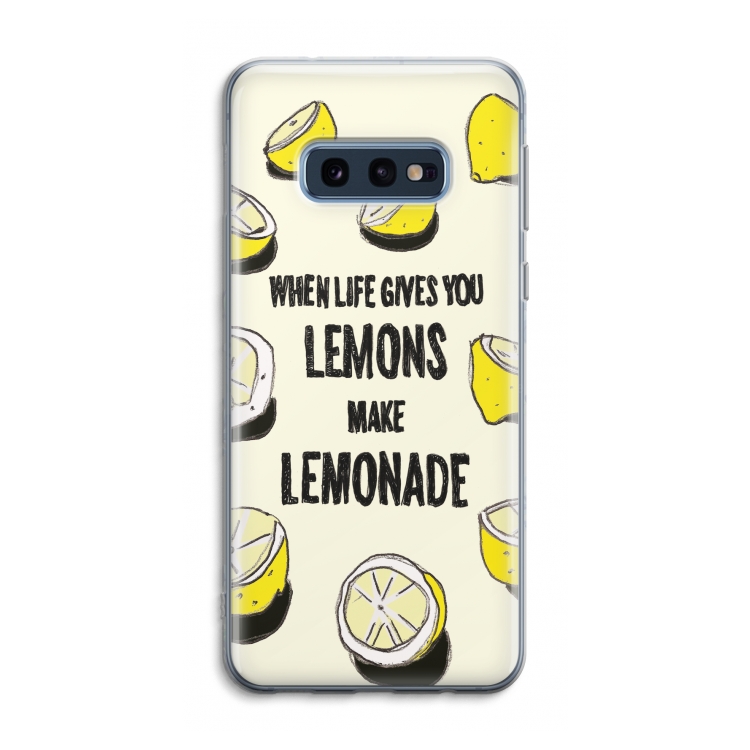 Lemonade: Samsung Galaxy S10e Transparant Hoesje