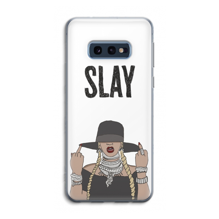 Slay All Day: Samsung Galaxy S10e Transparant Hoesje