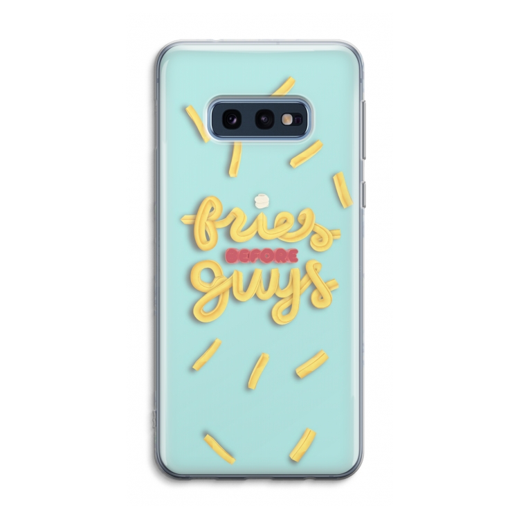 Always fries: Samsung Galaxy S10e Transparant Hoesje