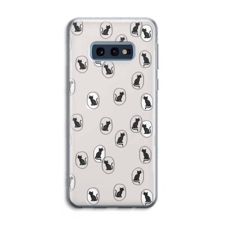 Miauw: Samsung Galaxy S10e Transparant Hoesje