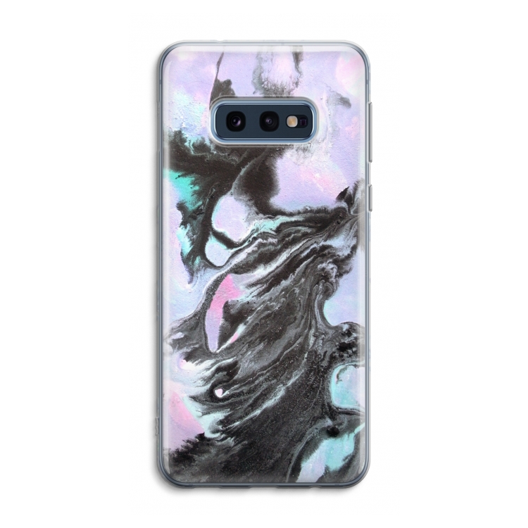 Pastel zwart: Samsung Galaxy S10e Transparant Hoesje
