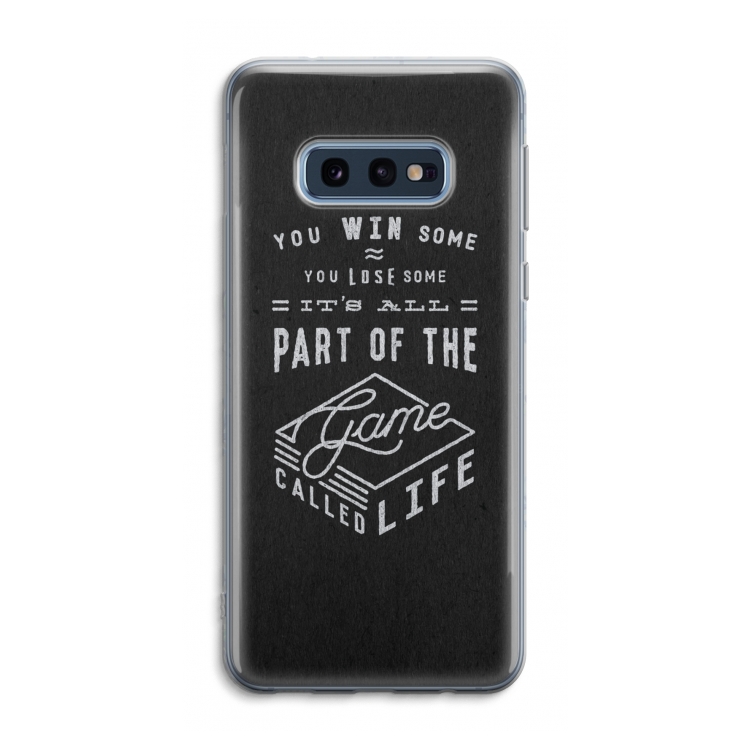Life: Samsung Galaxy S10e Transparant Hoesje