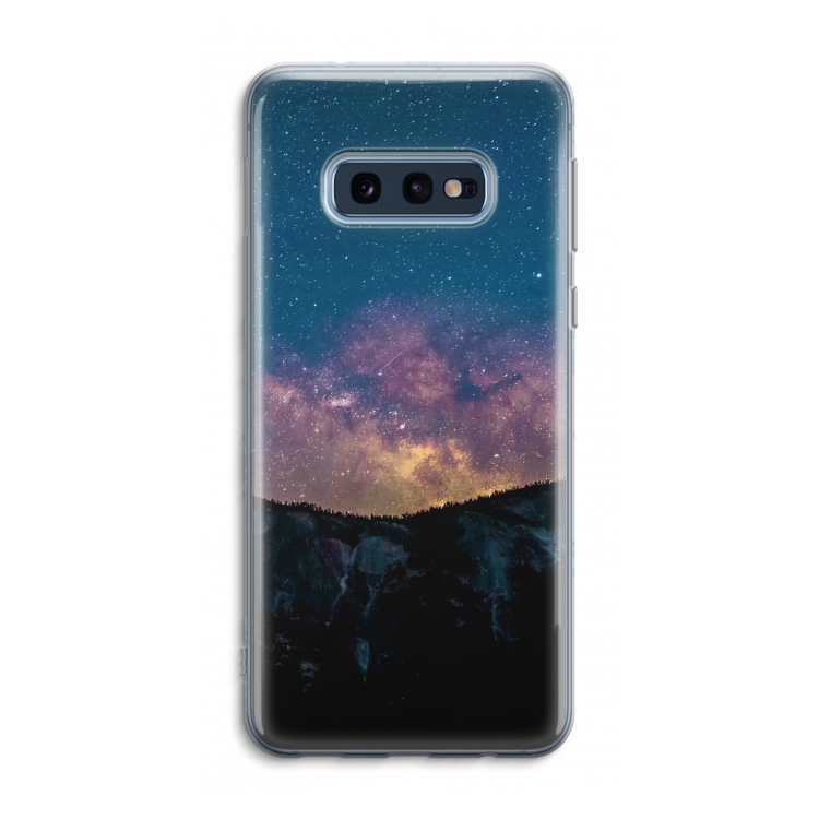 Travel to space: Samsung Galaxy S10e Transparant Hoesje