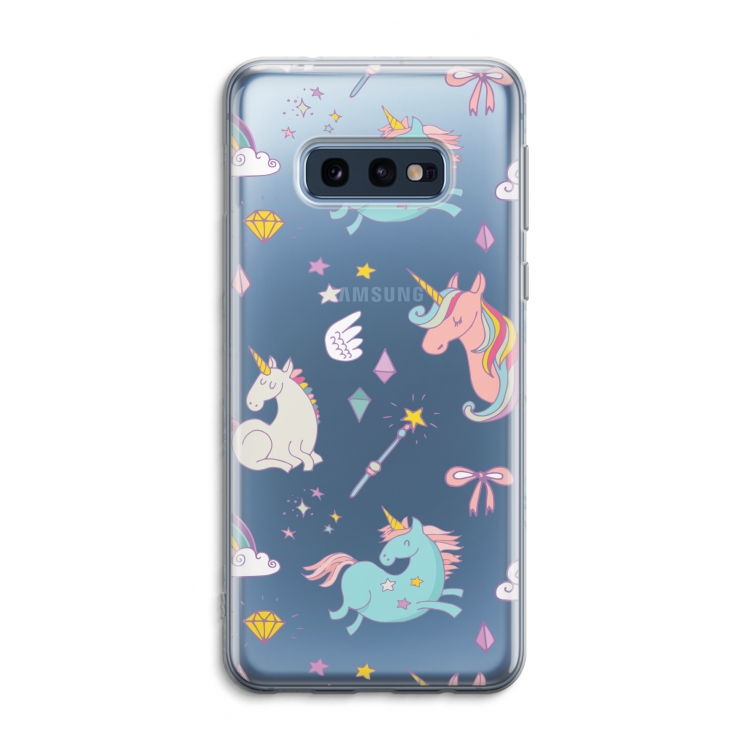 Fantasiewereld: Samsung Galaxy S10e Transparant Hoesje