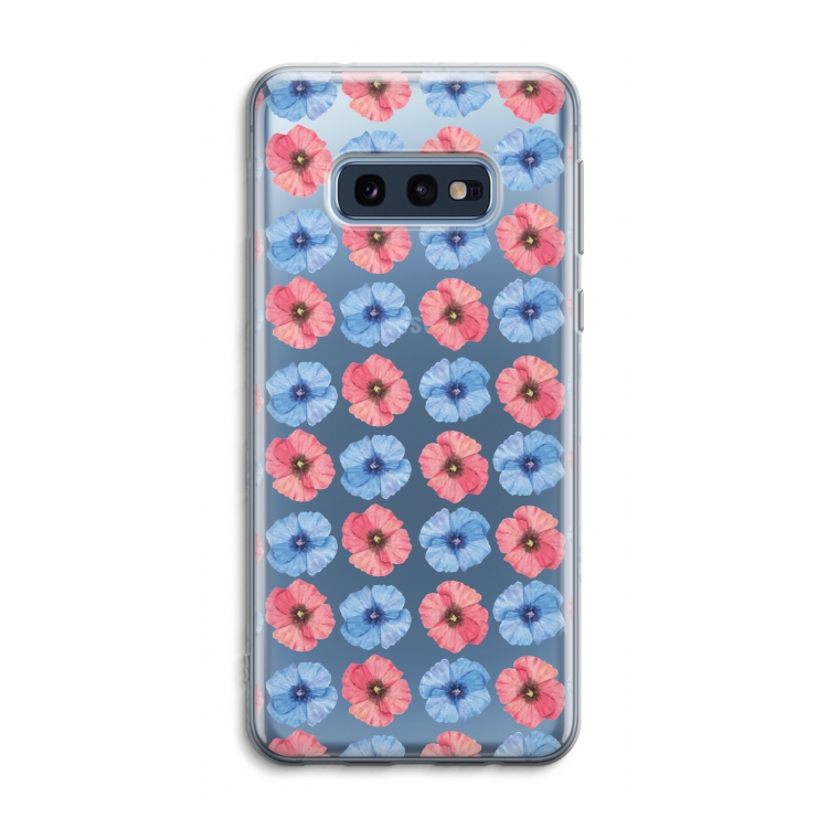 Klaproosjes: Samsung Galaxy S10e Transparant Hoesje