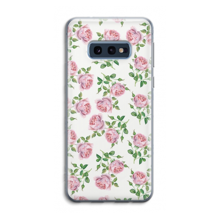 Kleine roosjes: Samsung Galaxy S10e Transparant Hoesje