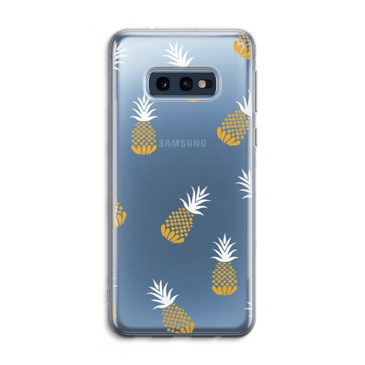 Ananasjes: Samsung Galaxy S10e Transparant Hoesje