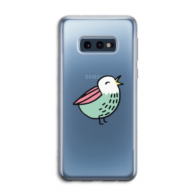 Birdy: Samsung Galaxy S10e Transparant Hoesje