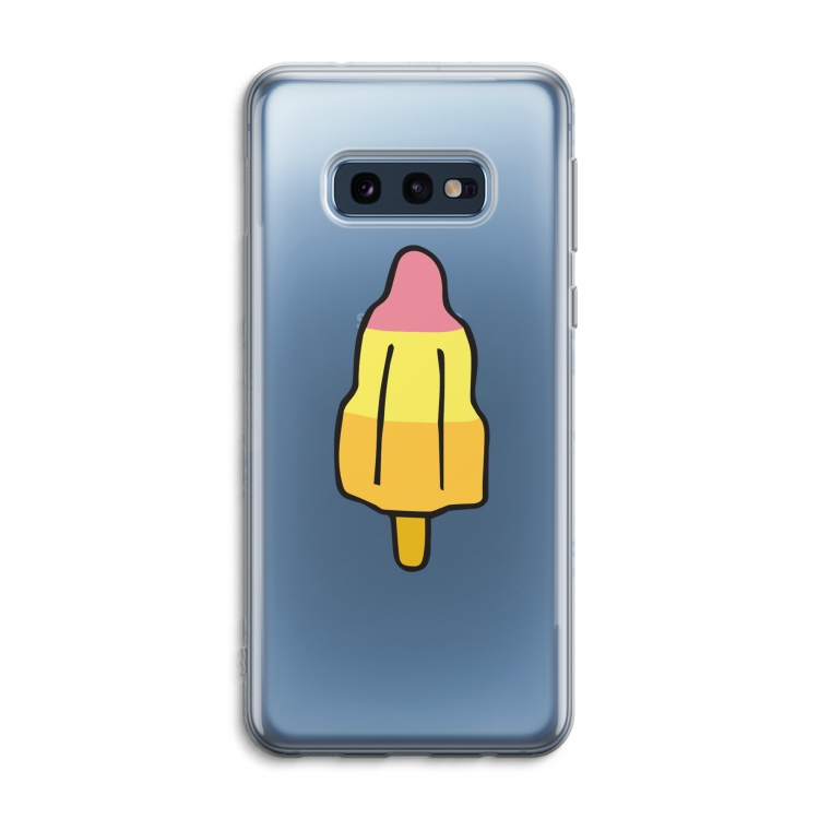 Raketijsje: Samsung Galaxy S10e Transparant Hoesje