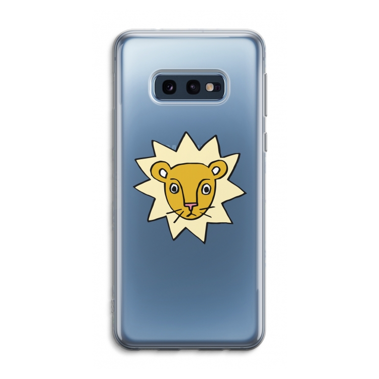Kleine leeuw: Samsung Galaxy S10e Transparant Hoesje